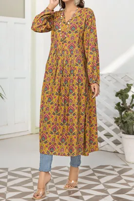 1PIECE DIGITAL PRINT LINEN KURTA  | DPLK-67