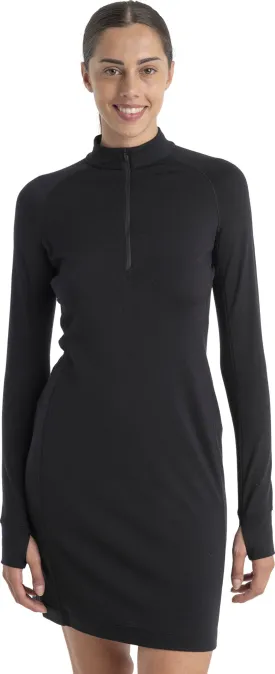 260 Granary Merino Long Sleeve Half-Zip Dress - Women's|-|Robe à manches longues et demi-glissière en mérinos 260 Granary - Femme