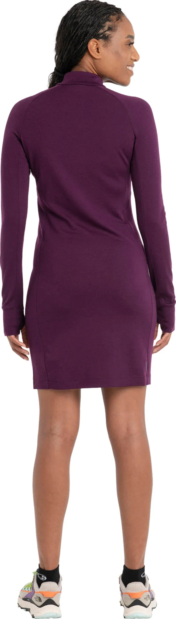 260 Granary Merino Long Sleeve Half-Zip Dress - Women's|-|Robe à manches longues et demi-glissière en mérinos 260 Granary - Femme