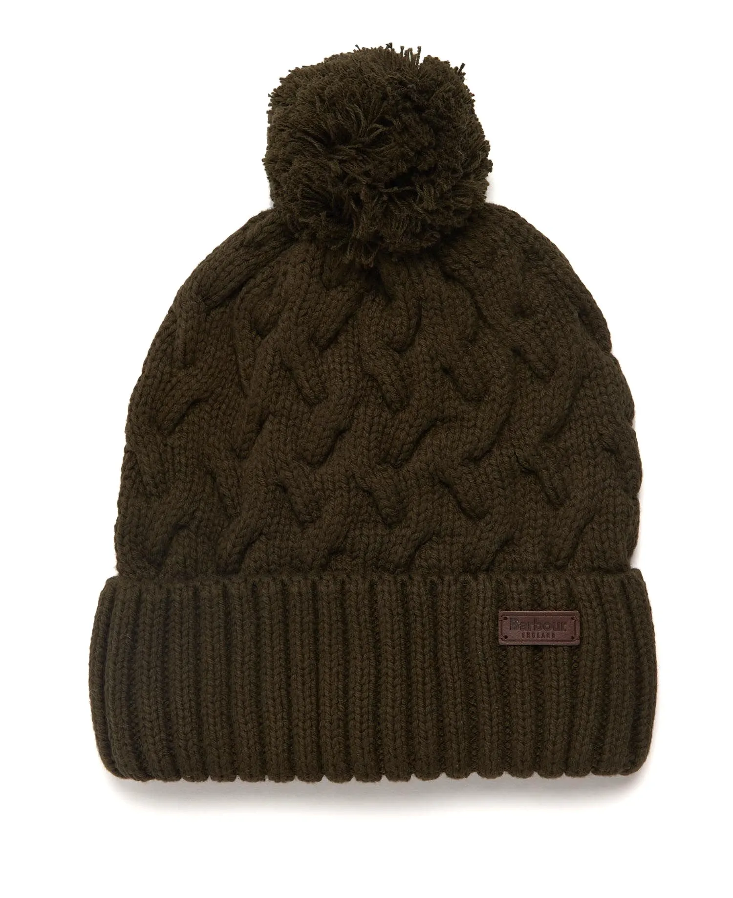 Barbour Mens Gainford Cable Knit Beanie Hat