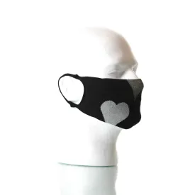 Black/Gray Big Love Mask