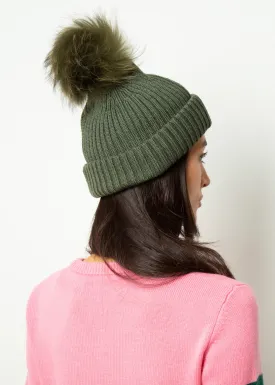 BOBBL Pom Hat in Hunter Green