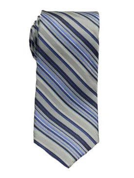 Boy's Tie 19775 Silver/Blue