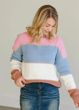 Broad Striped Crew Sweater - FINAL SALE