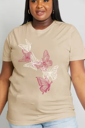 Butterfly Garden Graphic Cotton Tee