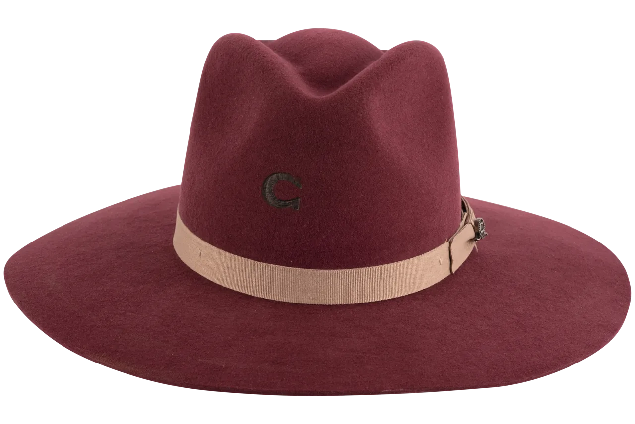 Charlie 1 Horse Highway Hat - Burgundy