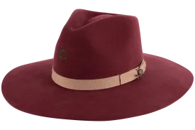 Charlie 1 Horse Highway Hat - Burgundy