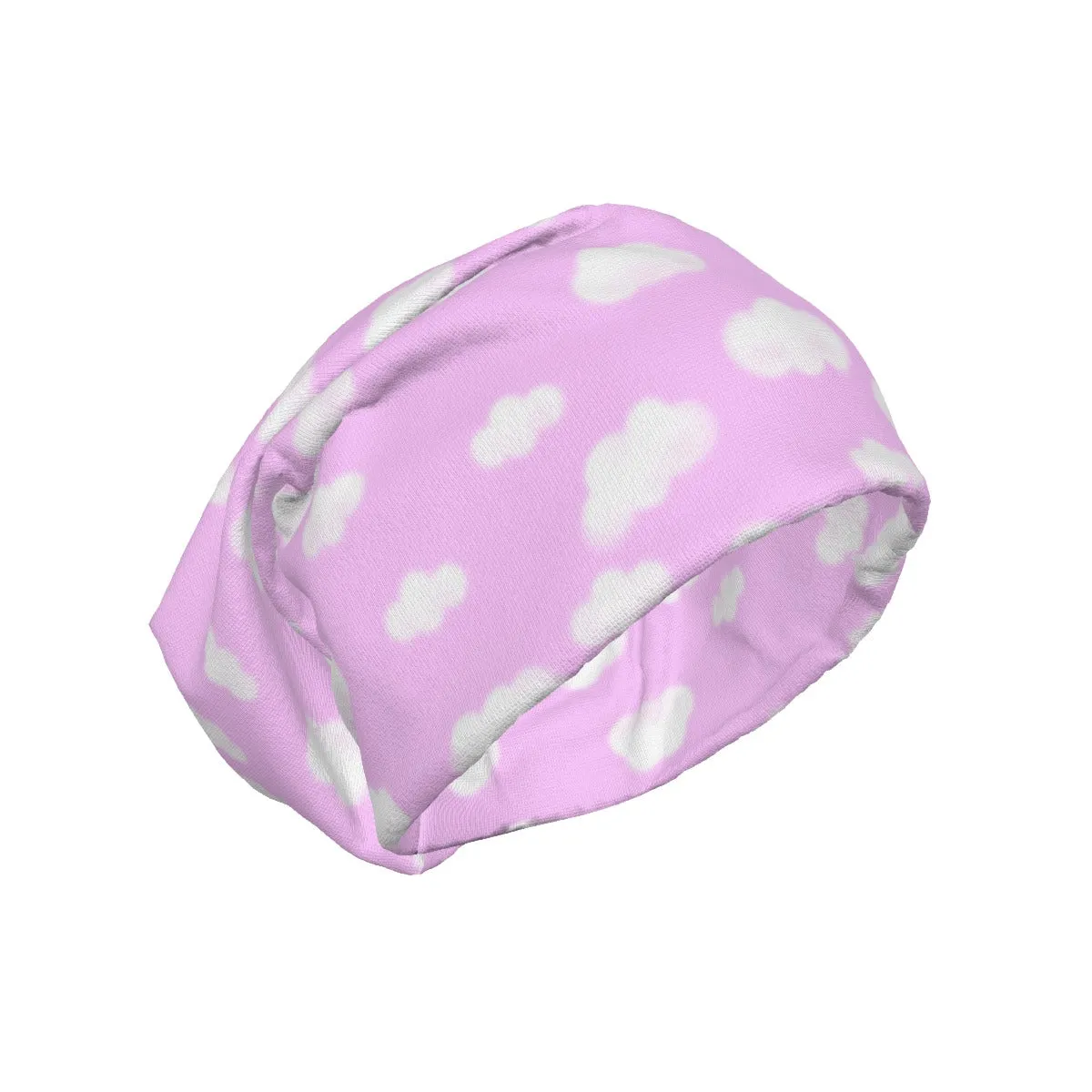 Dreamy Clouds Unisex Beanie (Taffy Pink)