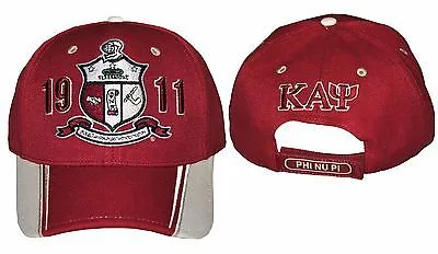 Kappa Alpha Psi Cap - Two Stripes Crimson