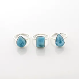 Larimar Ring Trio Elysia