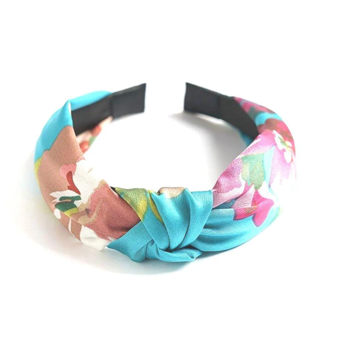 Light Blue Flower Hairband "Eris"