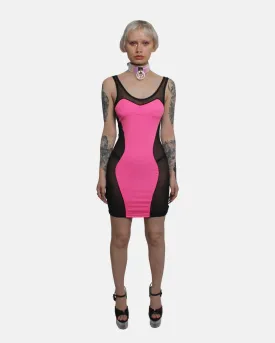 MELT DRESS PINK WOMENS