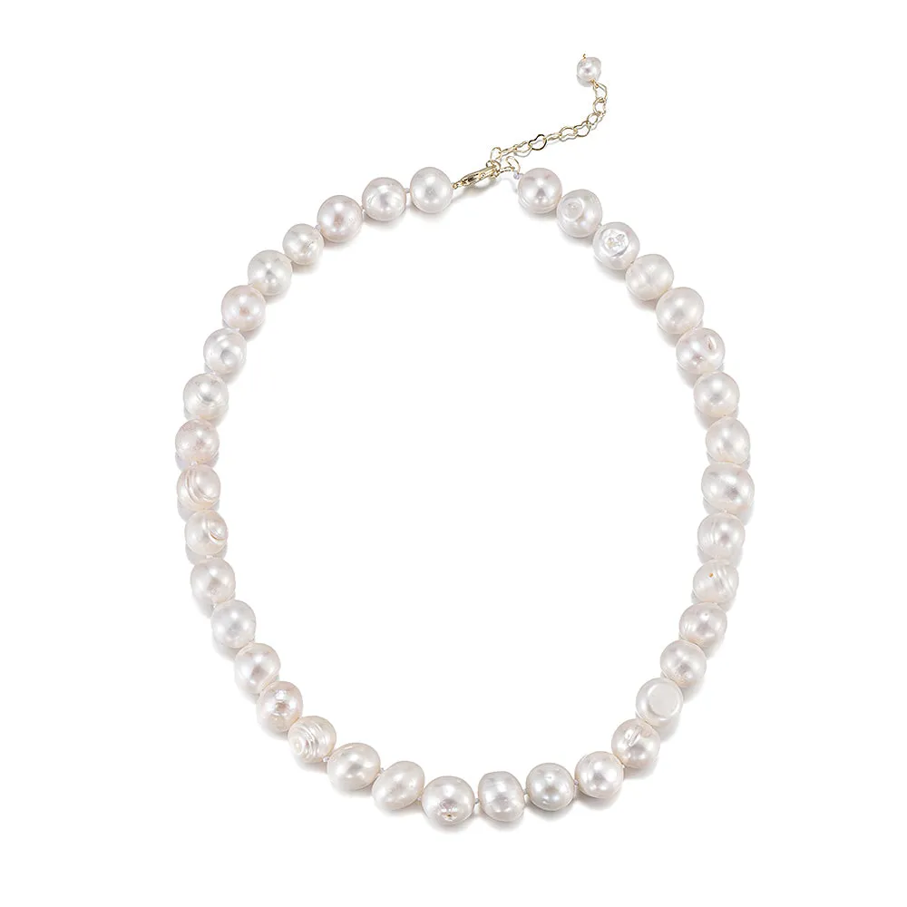 Natural Pearl Thick Set Necklace