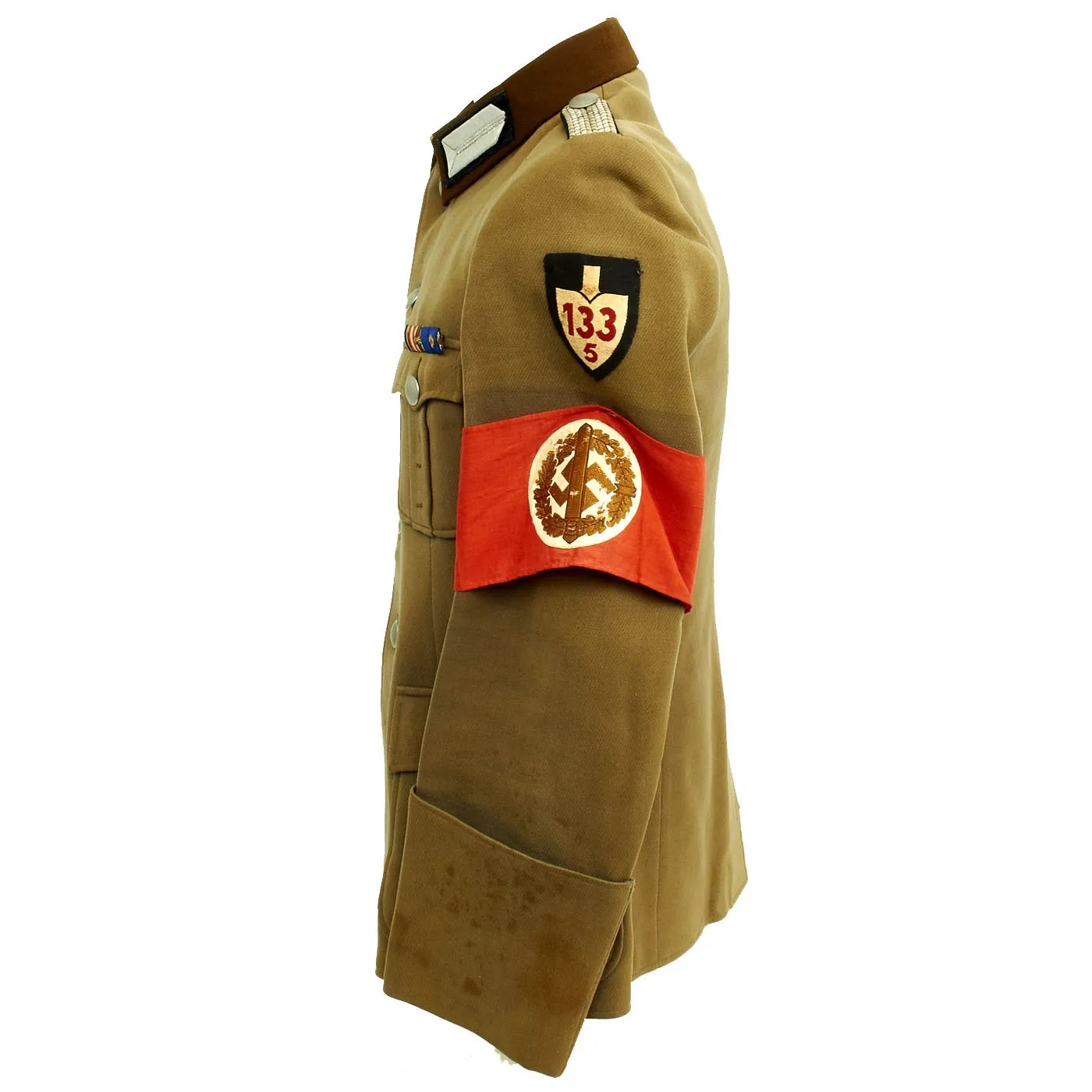 Original German WWII Reichsarbeitsdienst RAD Officer Oberfeldmeister Tunic