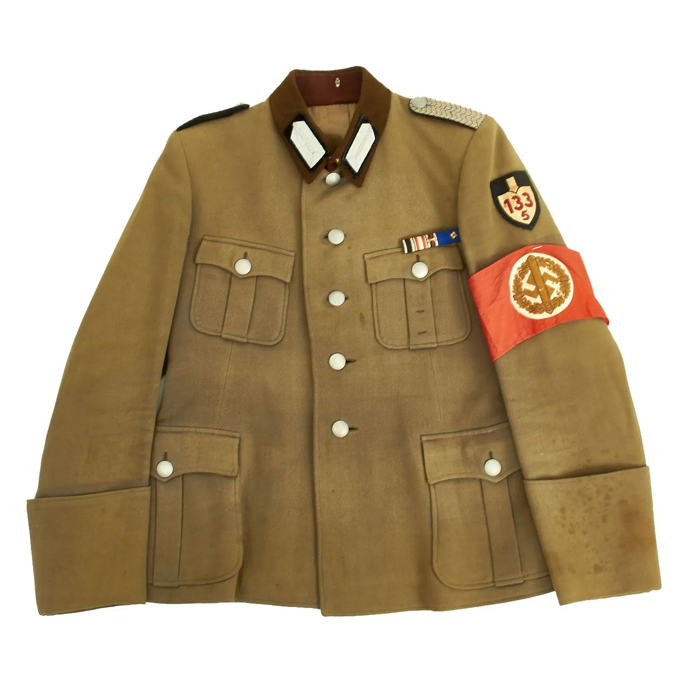 Original German WWII Reichsarbeitsdienst RAD Officer Oberfeldmeister Tunic