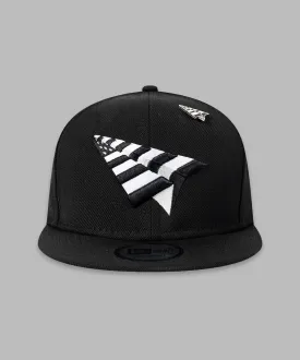 Paper Plane - Brooklyn Crown Snapback Hat - Black