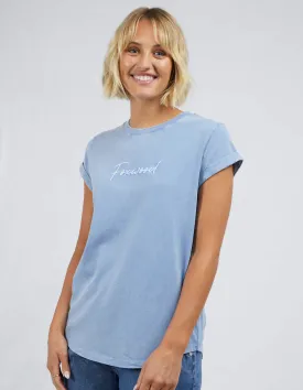 SIGNATURE TEE -Light Blue