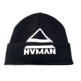 TRIANGLE KNIT CAP IN BLACK