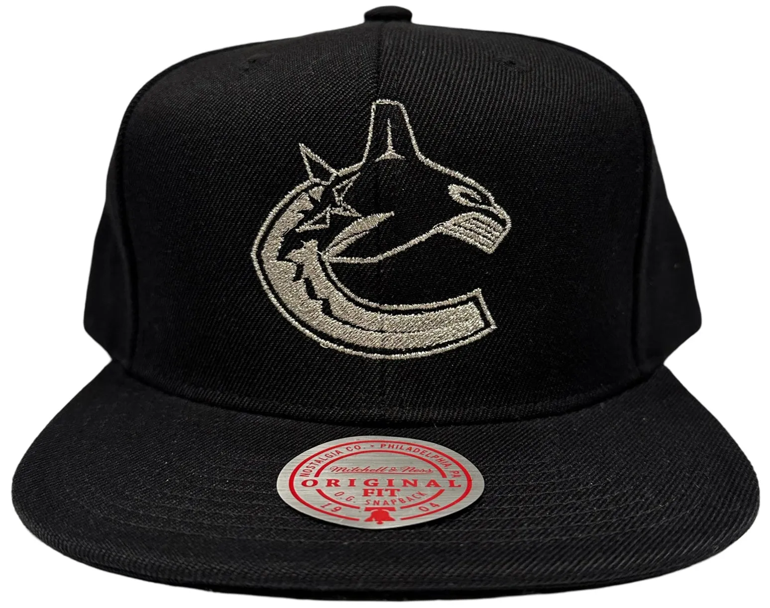 *Vancouver Canucks* (Black) snapback hats by Mitchell & Ness