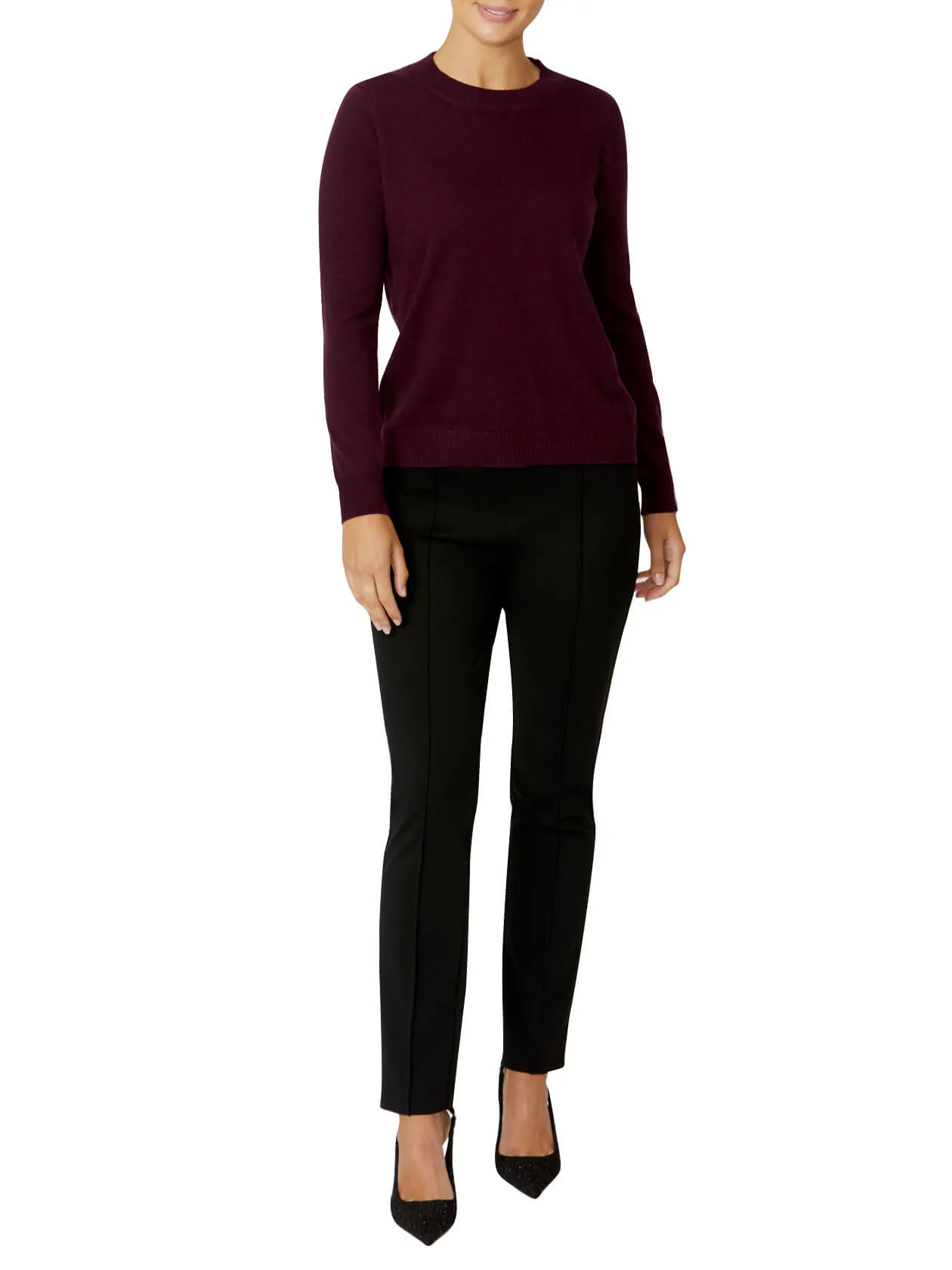 Verna Berry Knit Sweater