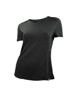 Women's Pinnacle Ultra Fine Merino Wool V-Neck Tee